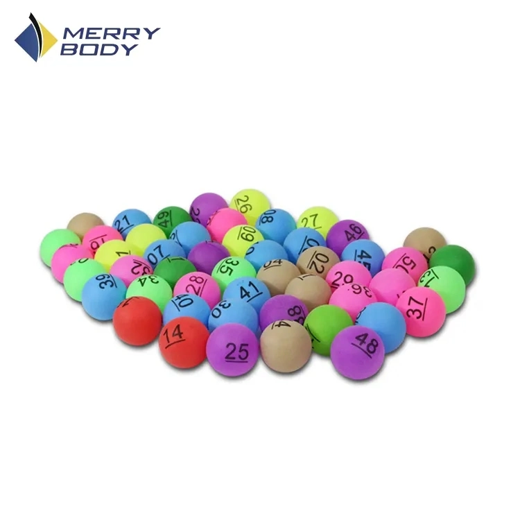 Colorful PP Material Table Tennis Ball for Promotion