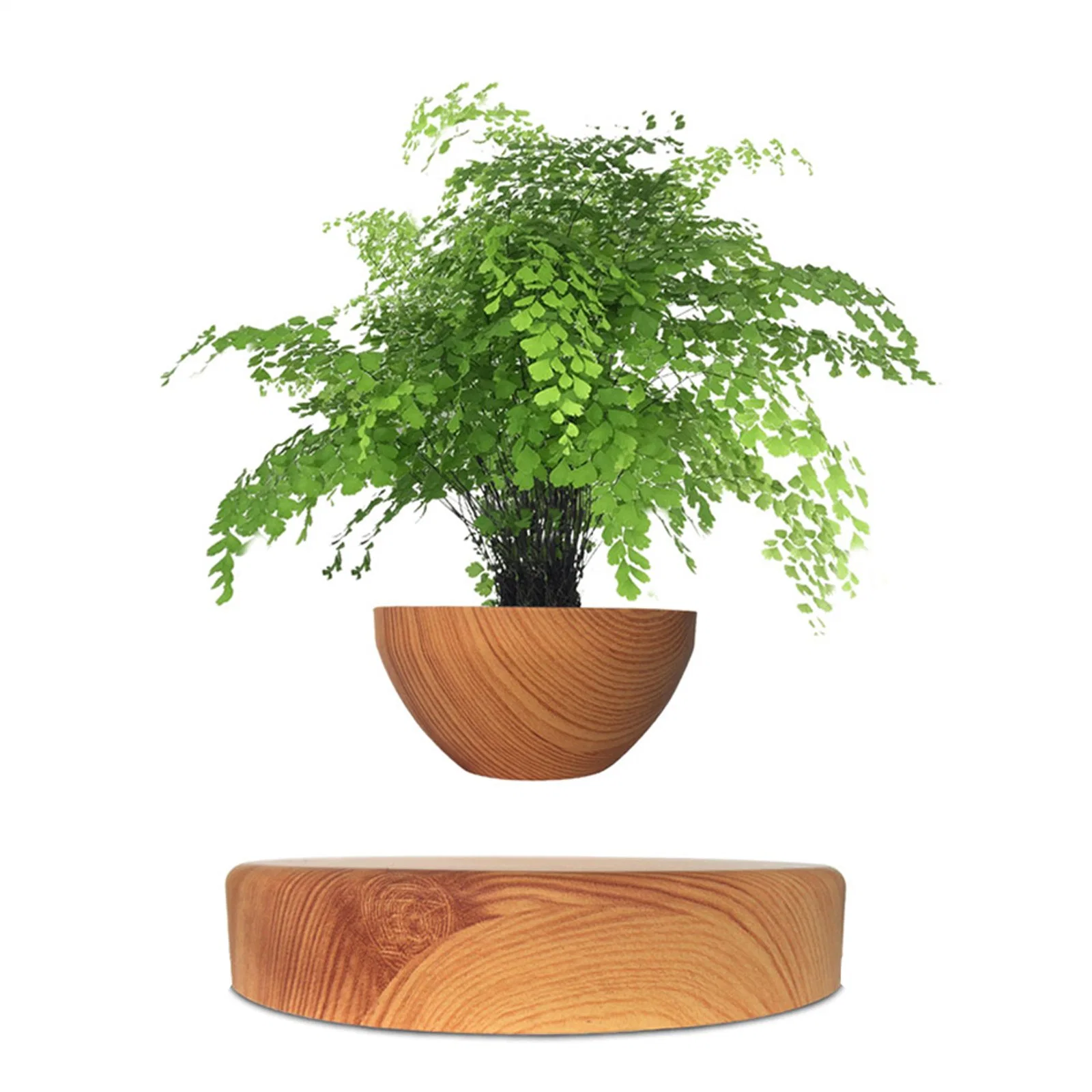 Levitación magnética Pot plástico de Bonsai de aire, planta flotante Bonsai árboles suspensión para habitación