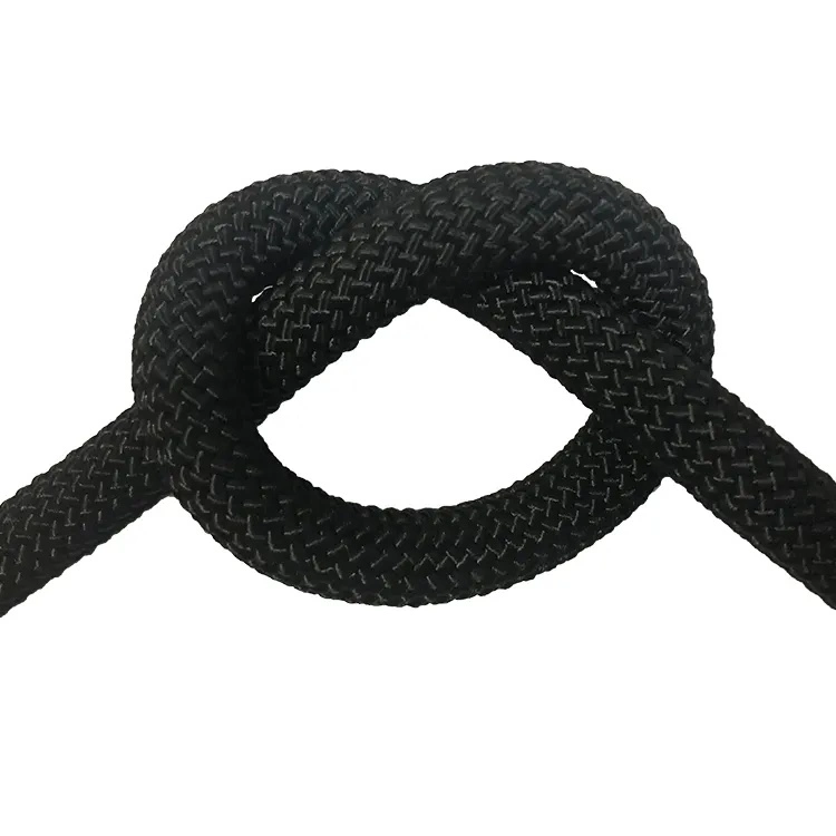 Plástico trançado preto castanho com padrão camuflado de 8 mm, 8 Strand Corda de polipropileno