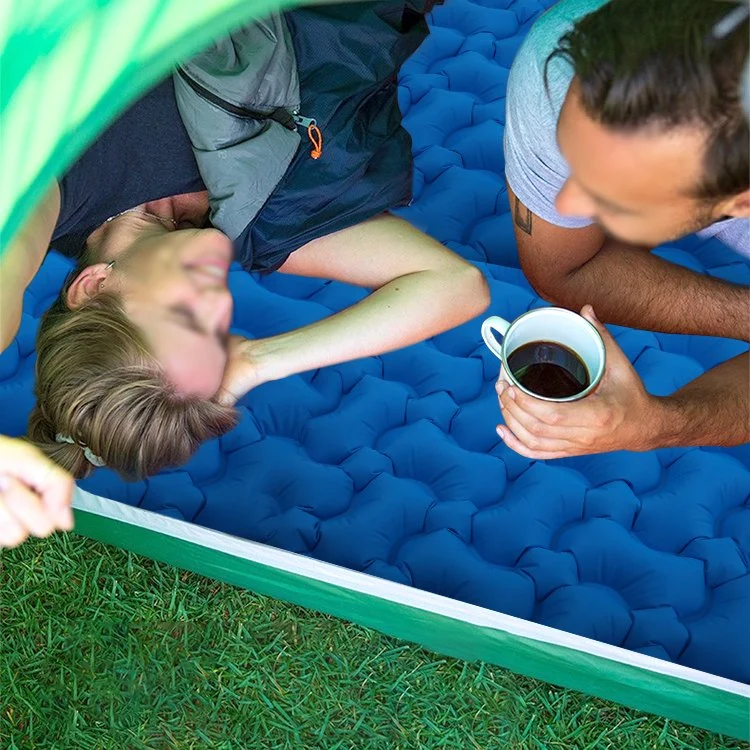 Couvre-lits pliables et étanches Kinggear forme d'os ultraléger Tapis de camping