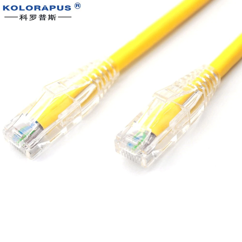 CAT6 Ethernet Patch Cable UTP Cable Yellow 2m