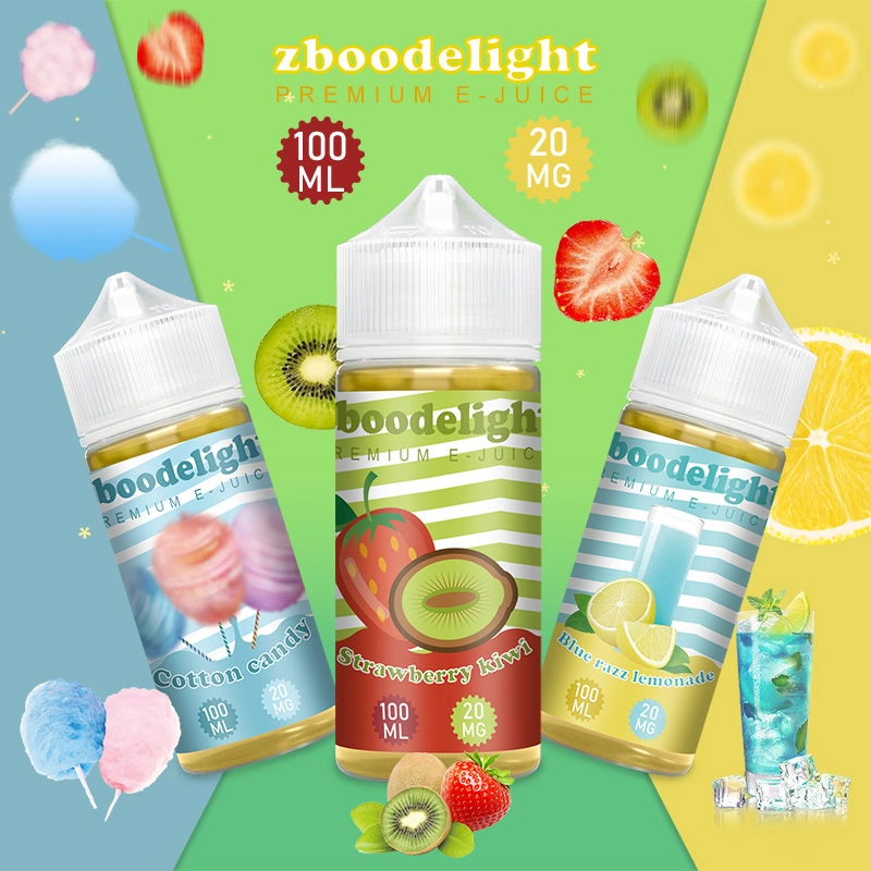 Zbood Zboodelight 100ml OEM sabor a humo a granel Precio sintético Transparente Vozol E líquido