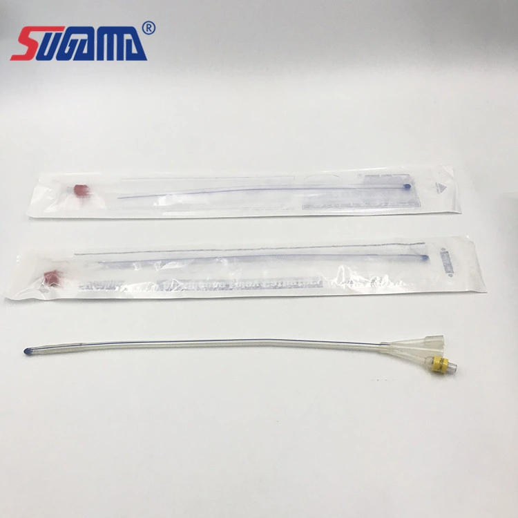 Medical Disposable 100% Silicone Urethral Catheter