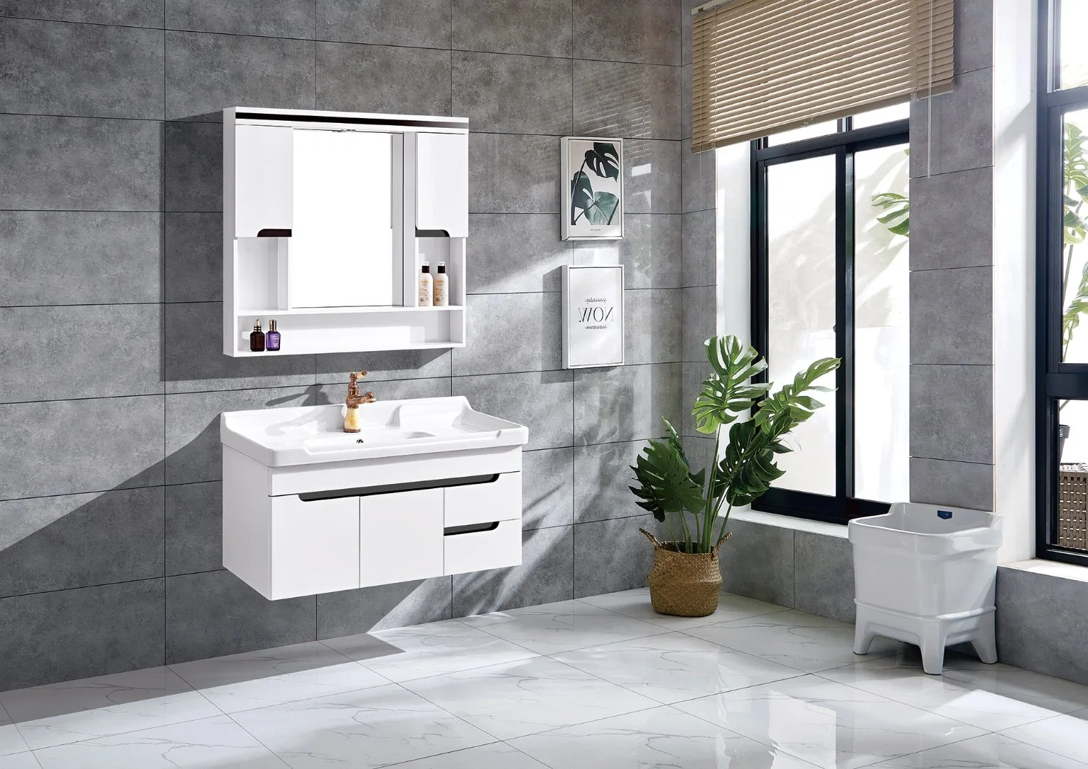 Modern Luxury Bathroom Cabinet Furniture Bathroom Vanity