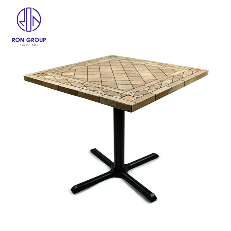 Wholesale/Suppliers Price Ceramic Table Restaurant Furniture for Coffee Shop Hotel Outdoor Furniture