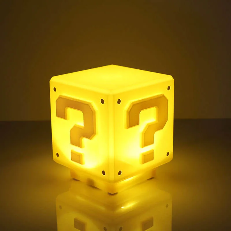 3D Creative LED Question Mark USB Rechargeable Desktop Night Light Bedside Lamp