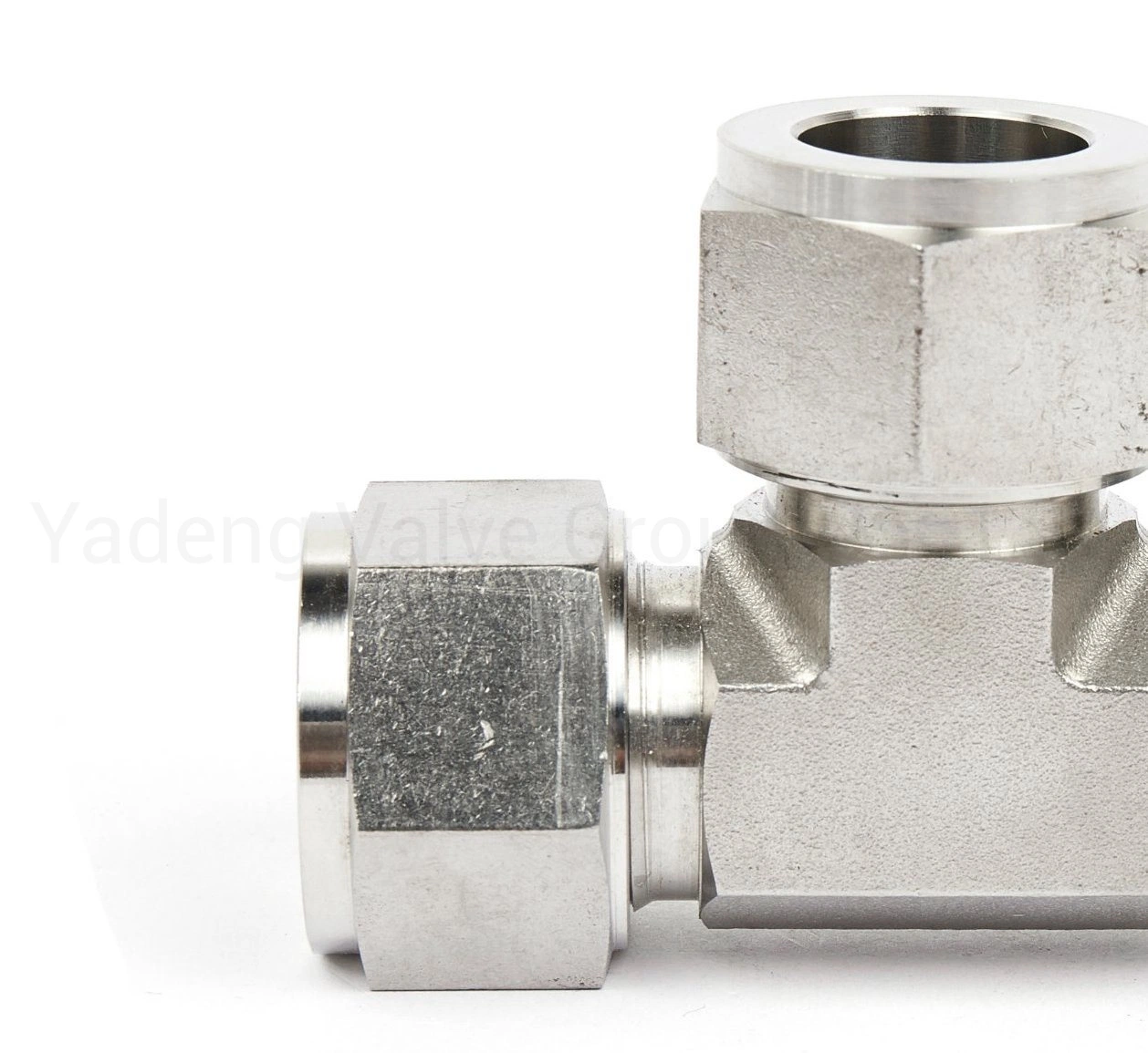 Equal Union Tee Double Ferrule Compression Tube Fitting Thread Union Tee