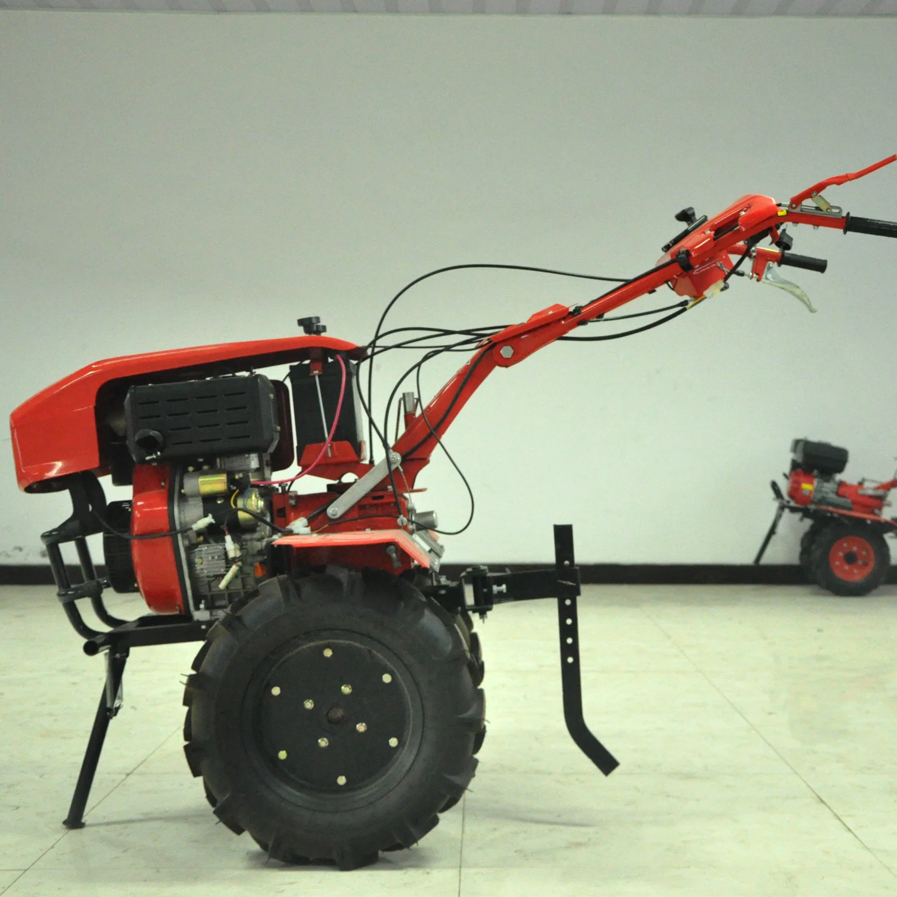 motoculteur machines agricoles/ferme utilisées 192f démarrage électrique Mini puissance Timon