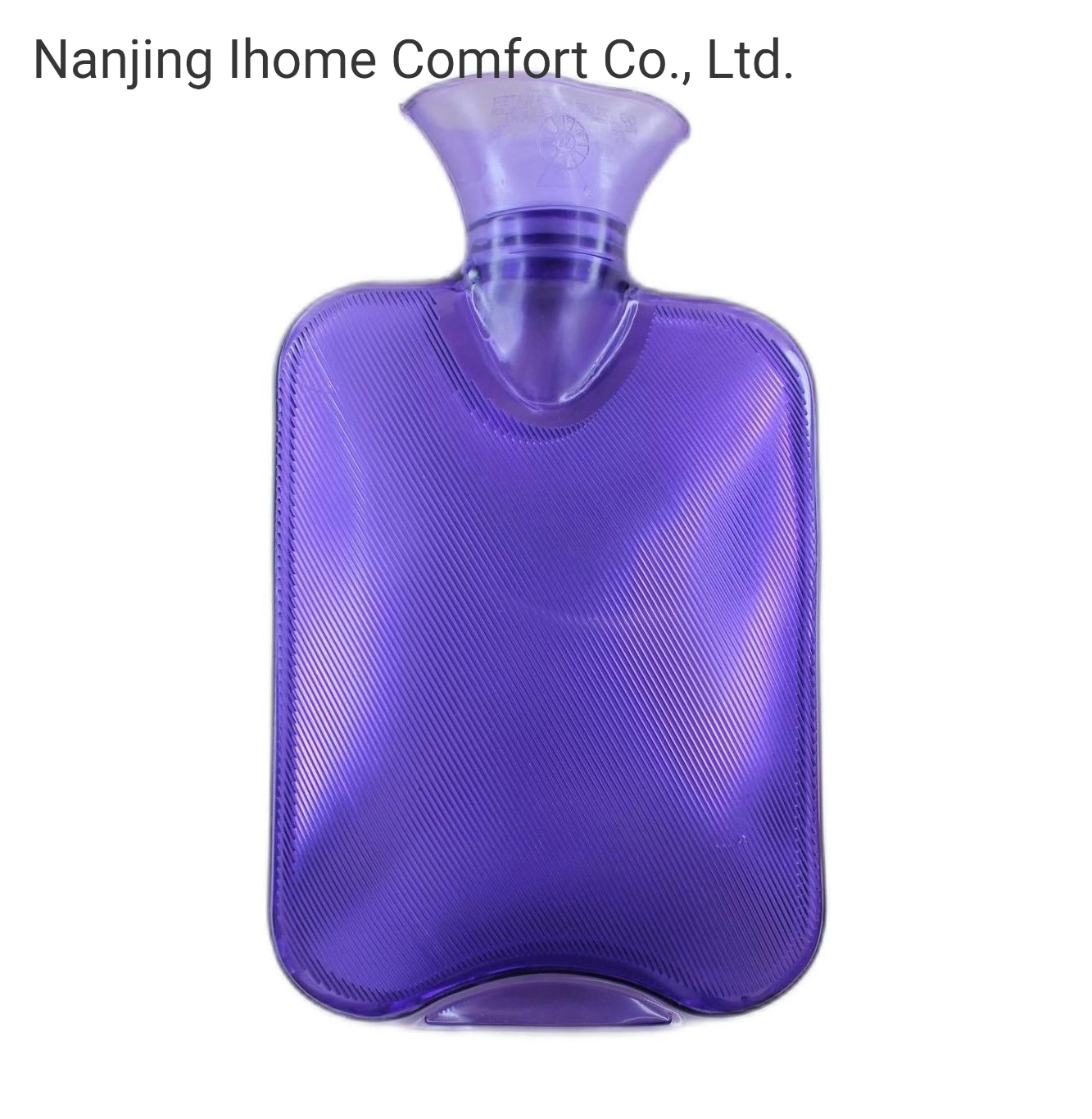 2023 Hot Sale PVC Hot Water Bottle Bag with Soft Plush Cloth Cover