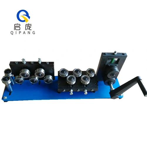 Manual Handle Feeder Wire Straighten Steel Tube Straightening Machine Trolley Wire Straightener