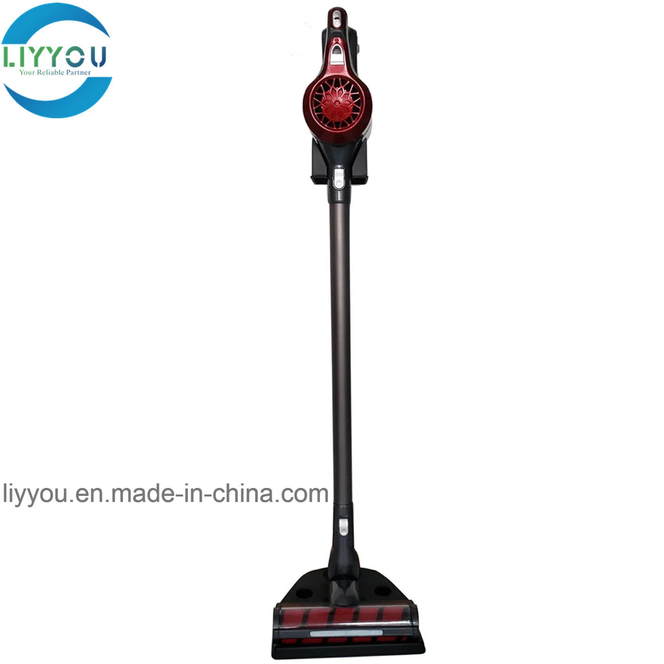 Cordless Handheld Upright Rechargeable Dual Cyclone Electrical Rotating Brush Stick Vacuum Cleaner