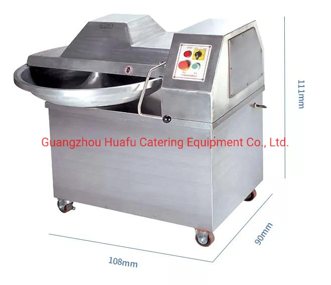 QS650 Big Capacity Food Cut up Machine Food Chopping Machine Meat Bowl Cutter Machine Sausage Ham Meat Bowl Cutter Machine