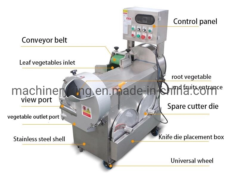 Multifunktionaler Gemüsezerkleinerer Mit Grünen Zwiebeln/ Gemüseschneidemaschine /Obstschneider