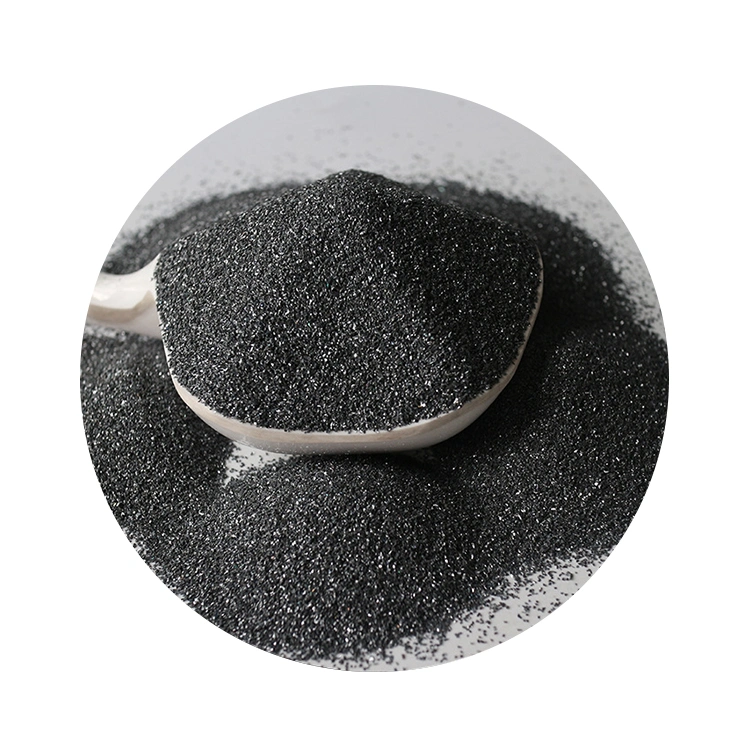 China Black Silicon Carbide Carborundum Powder Manufacturer Black Sic Grit/Grain