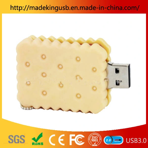 Simulation d'aliments en PVC biscuit sandwich lecteur Flash USB/Stick USB