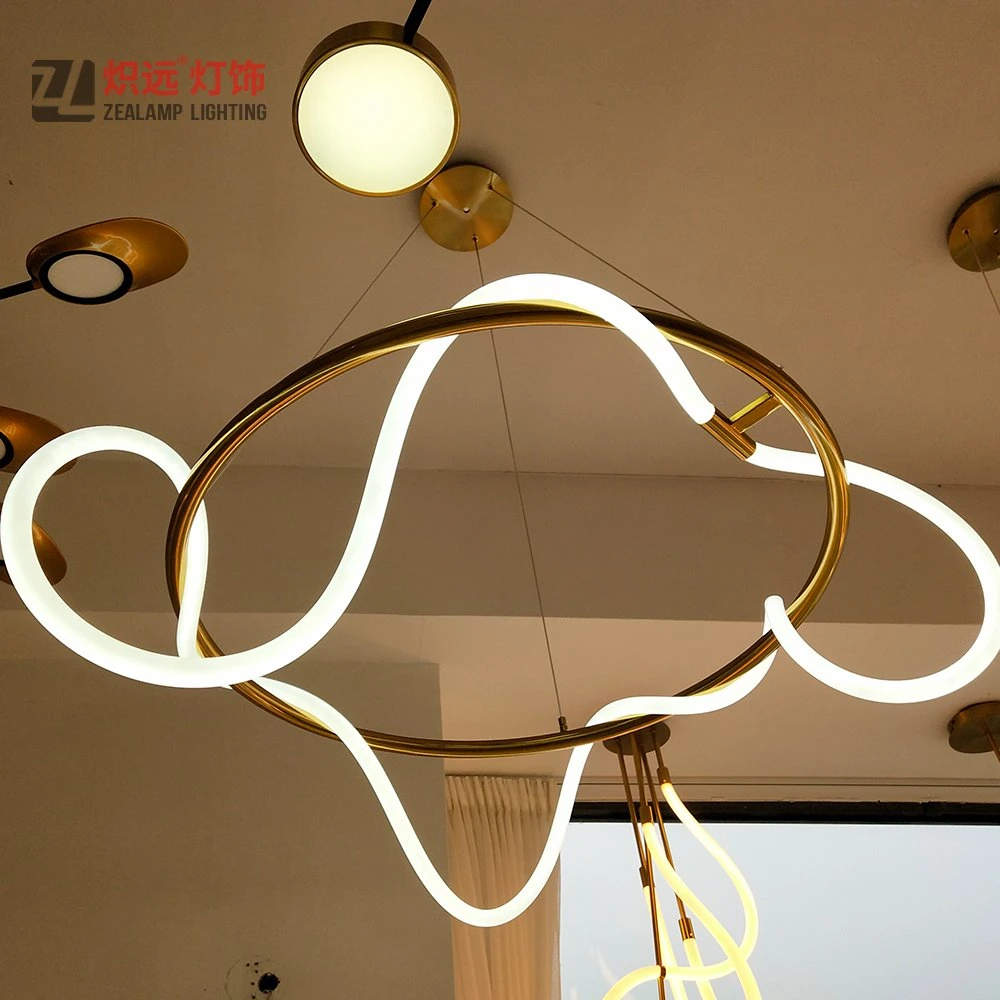 Golden Lighting Living Room Pendant Light Metal Chandelier