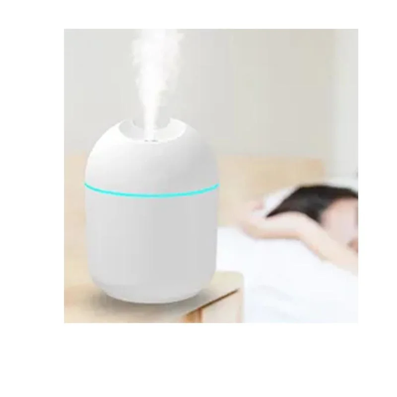 جهاز ترطيب الهواء للسيارة المحمول بالموجات فوق الصوتية USB Home Desktop Air Purifier مخرج هواء بتقنية LED لمحمّيت الضوء