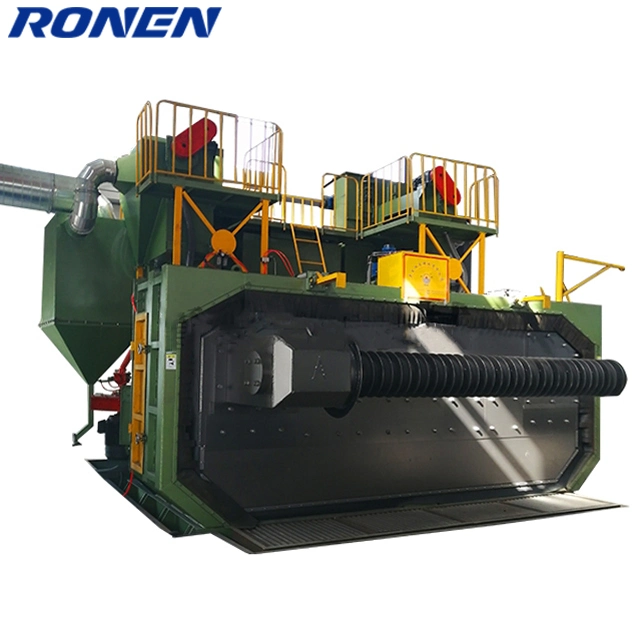 Cold Rolled Steel Strip Roller Wire Coil Shot Blast Cleaning Machine