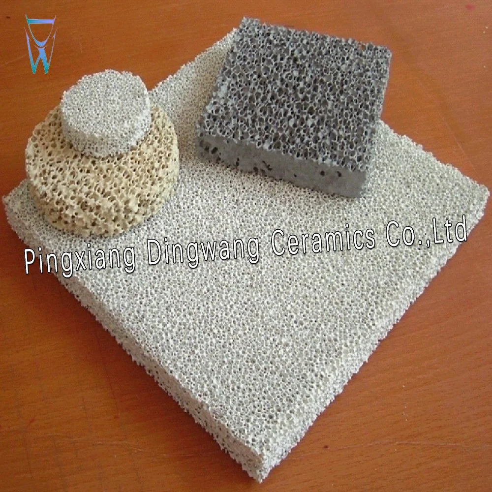 Alumina, Silicon Carbide, Zirconia Porous Ceramic Foam Filter