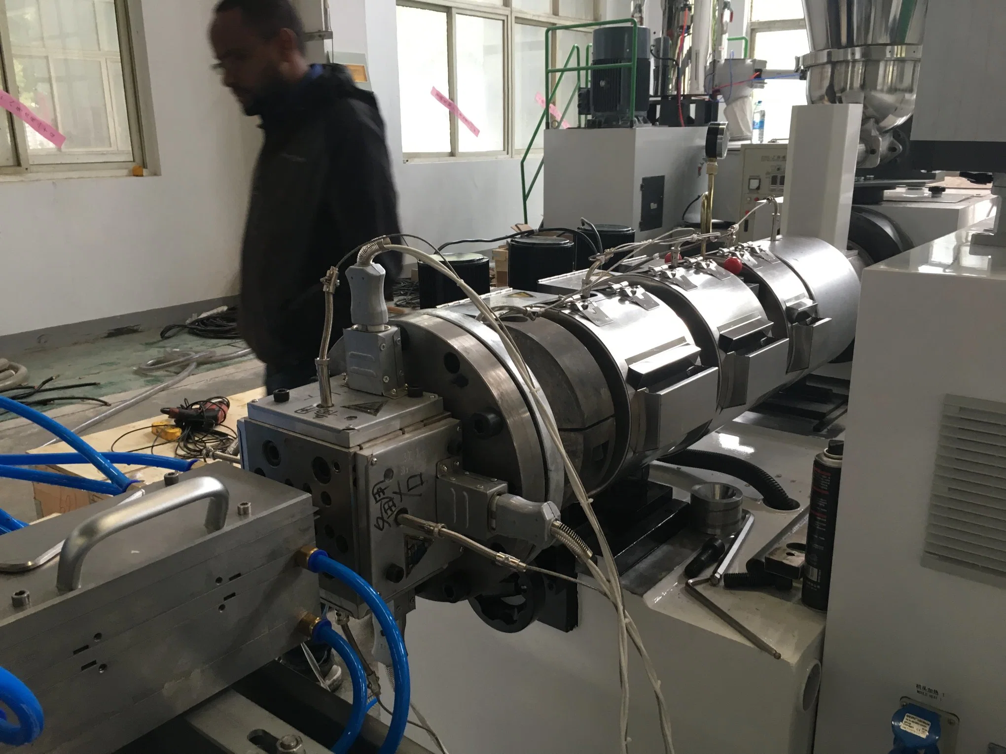 Plastic PVC Composite Profile Extrusion Production Line with Long Life Service