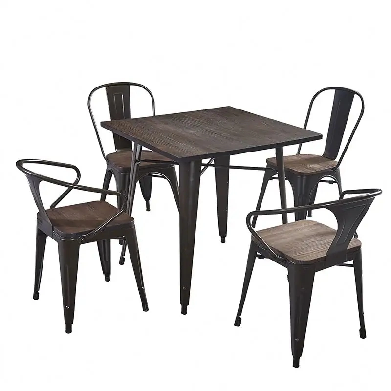 Современное простое хозяйственный стул Tolix Industrial Bistro Dining Table (ZG23-021)
