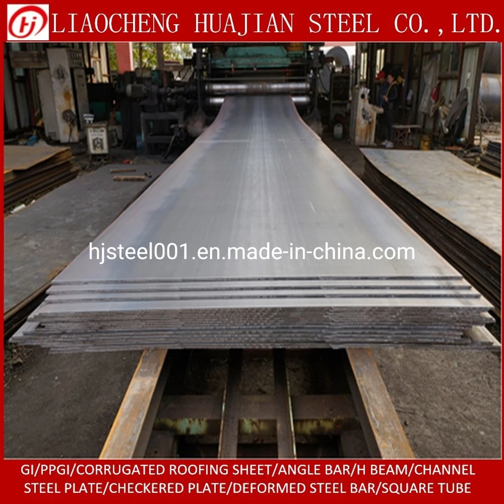 S235jr Q235B Ss400 A36 Hot/Cold Rolled Metal Iron Mild Ms Pickled Oiled Carbon Galvanized Flat Carbon Steel Plate for Building Material