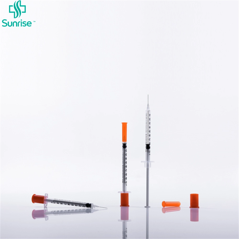 0.3ml and 0.5ml Medical Sterile Disposable Insulin Syringe with Needle