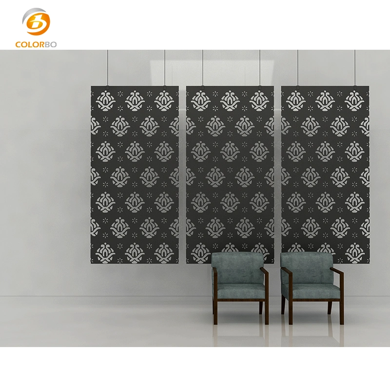 OEM Eco Protection Sound Absorption Acoustic Padded Panel wood Divider Movable Screen