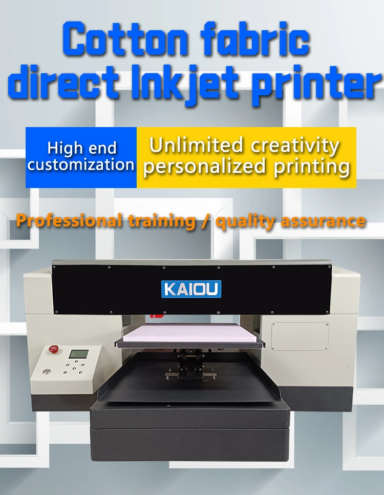 Kaiou A3 Digital Printing Tshirt Machine Single Station Dual XP600 DTG Printer