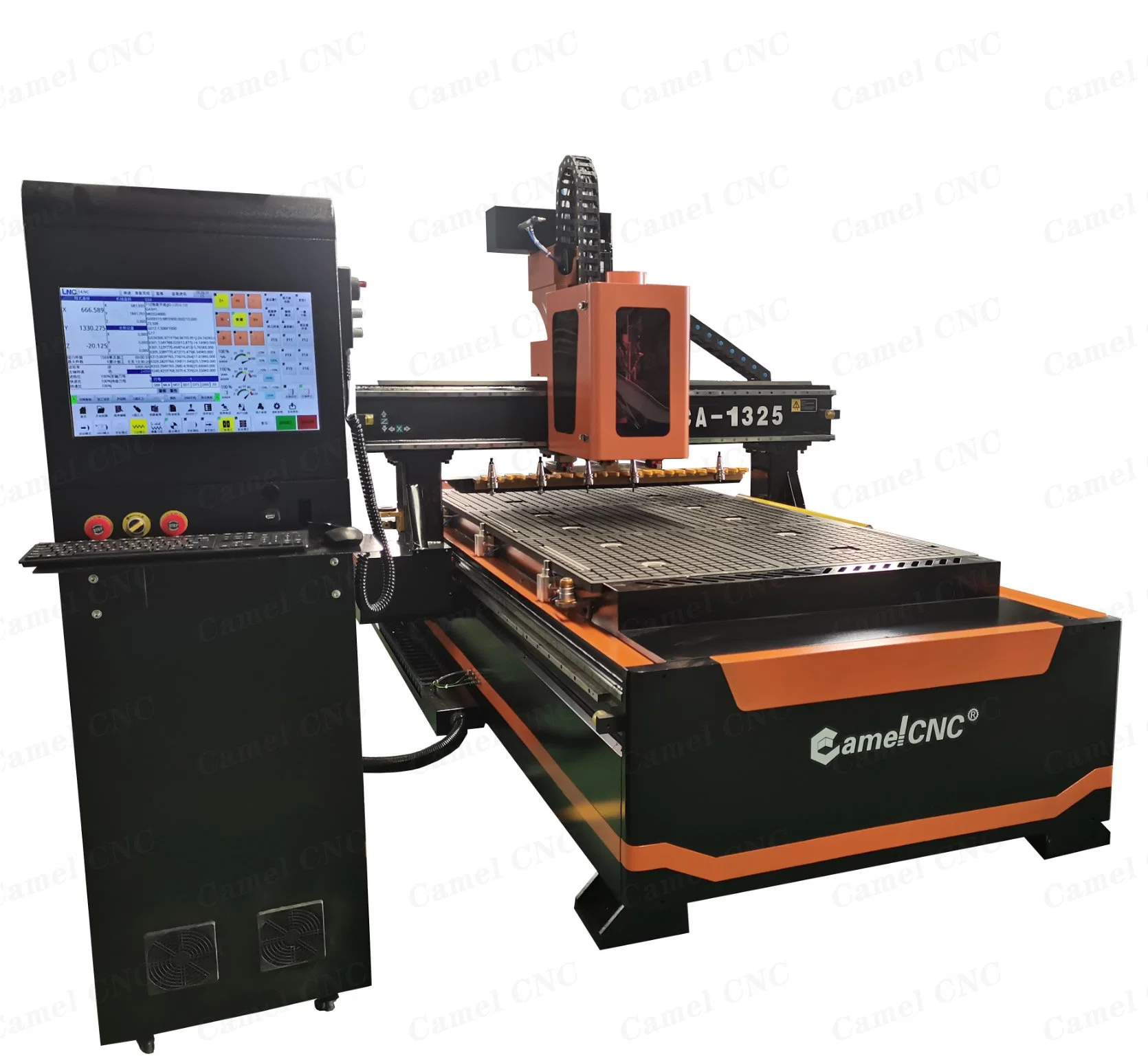 Ca-1325 1530 Router CNC lineal MDF Cambiador automático de la Carpintería CNC ATC de instrumentos de la línea de producción de muebles