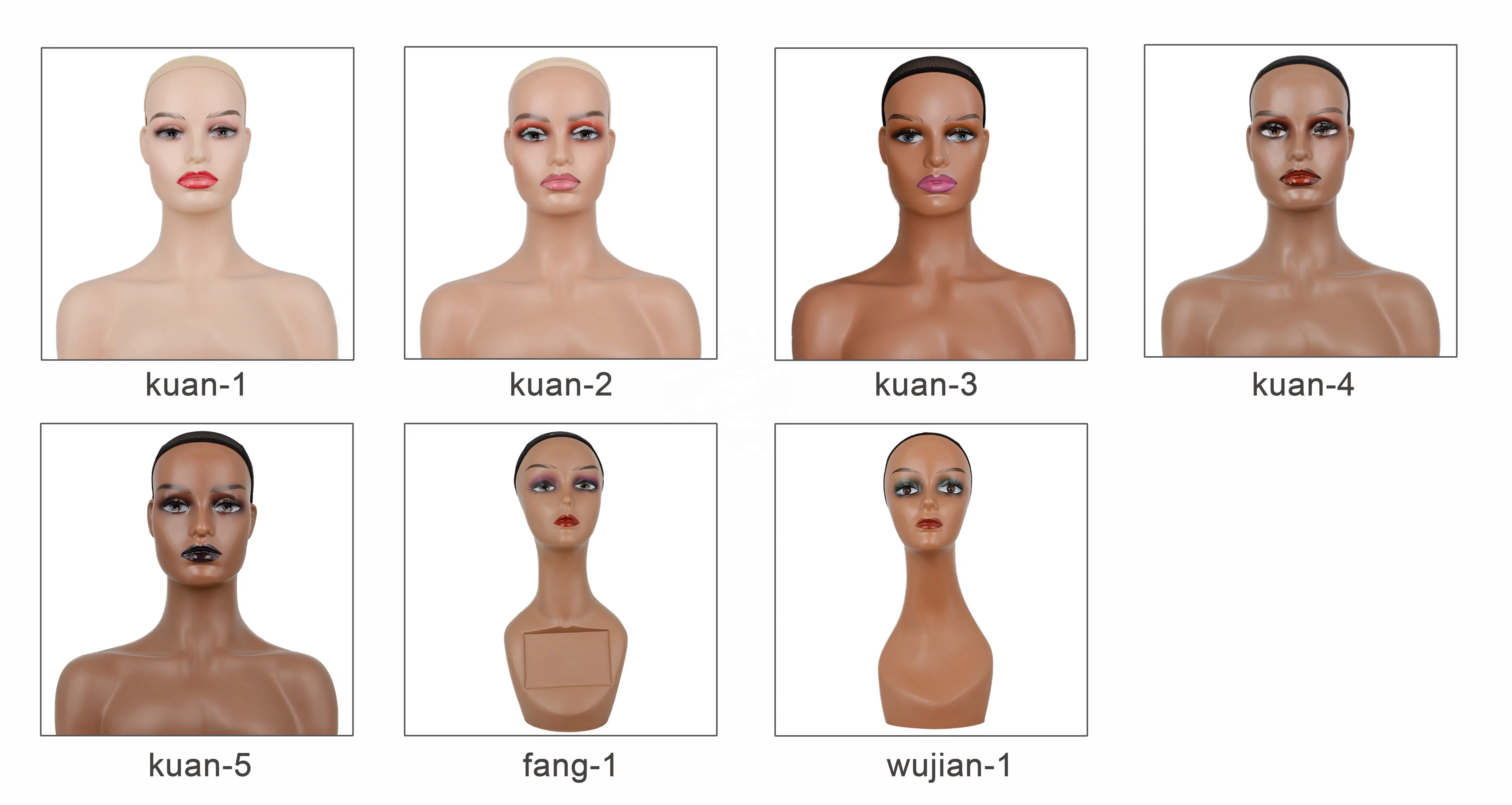 Realistic Mannequin Head for Wigs Female for Wig Display/Hat