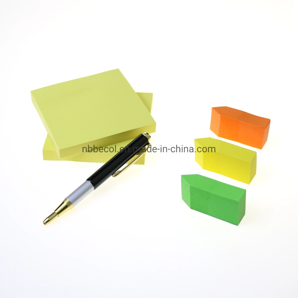 Benutzerdefinierte Memo Pad PU-Leder Cover Haftnotiz mit Stift Setzen