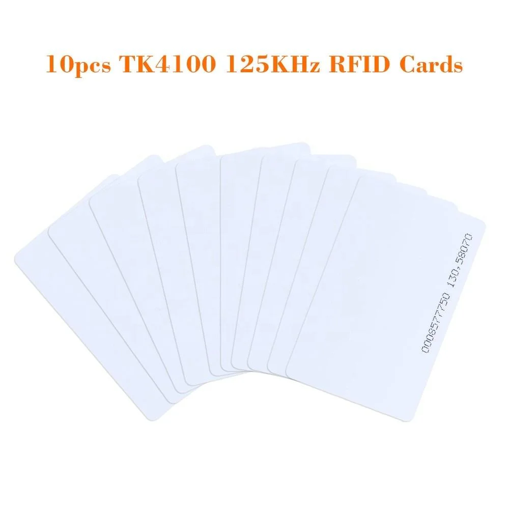 Cr80 Credit Card Size 85.5*54*0.9mm Security 13.56MHz RFID White Blank PVC Cards