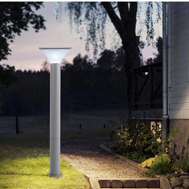 Aluminum Auto on /off Solar Power LED Garden Lawn Lamp