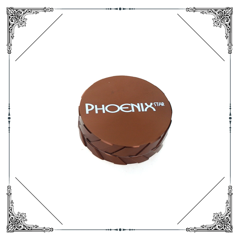 Phoenix Measures 2.5" in Diameter Maximum-Strength Aircraft Grade Aluminum. Stainless Steel Mesh Screen Filters Very Fine Pollen Into The Catcher Grinder