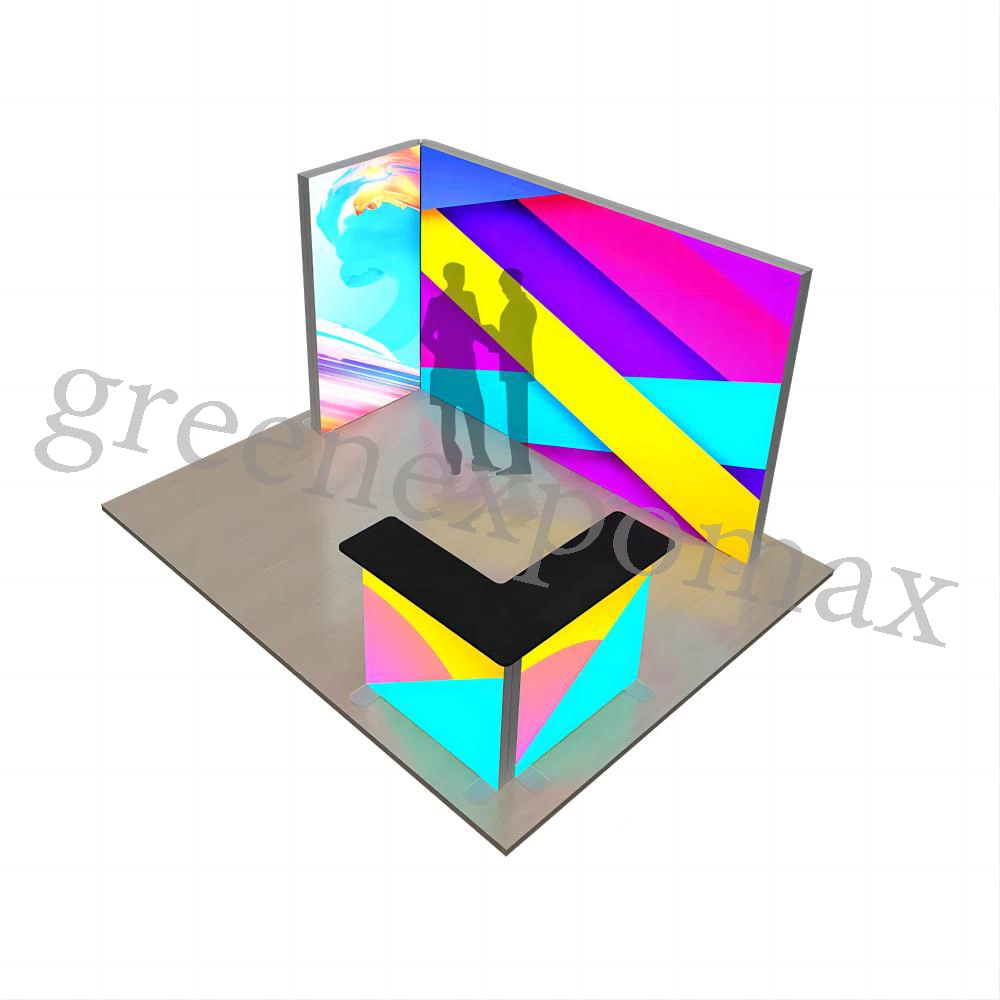 Modular Fabric Stand with Aluminum Frame Backdrop Light Box