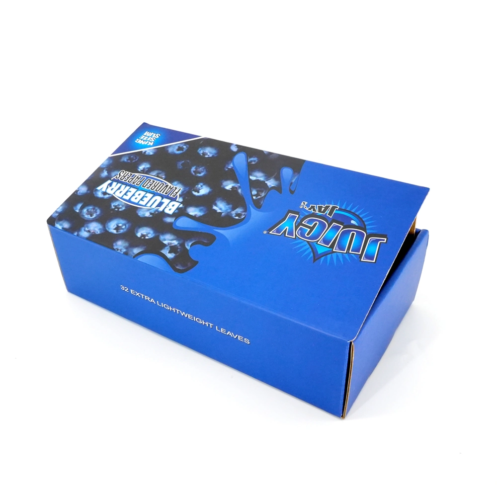 Pacote de Design personalizado OEM caixa de papel ondulado para a Blueberry com sabor Papel