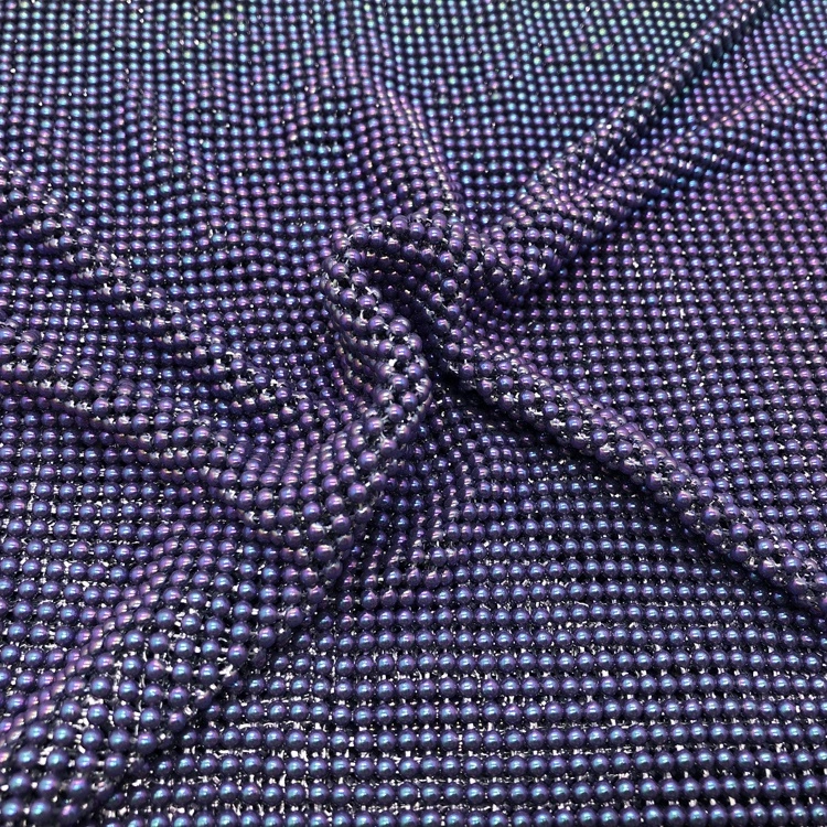 Flexible Round Shape Metallic Sequin Cloth