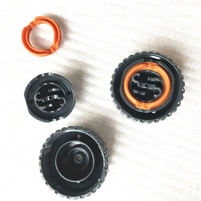 China Ningbo Plastic Injection Parts Fabrication Service Custom Molded Threaded Plastic End Cap Cover