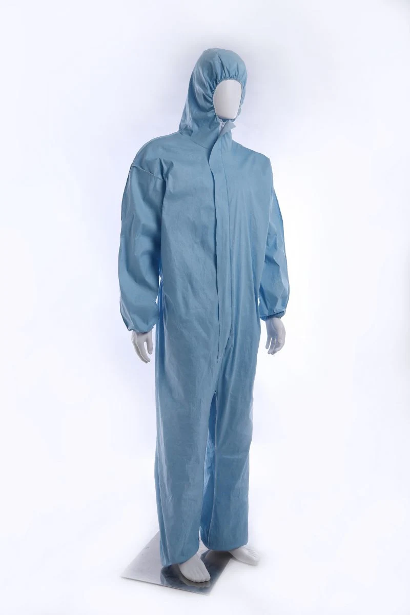 CE Certified Disposable Flame Retardant Type 5/6 Non Woven Soft Coverall