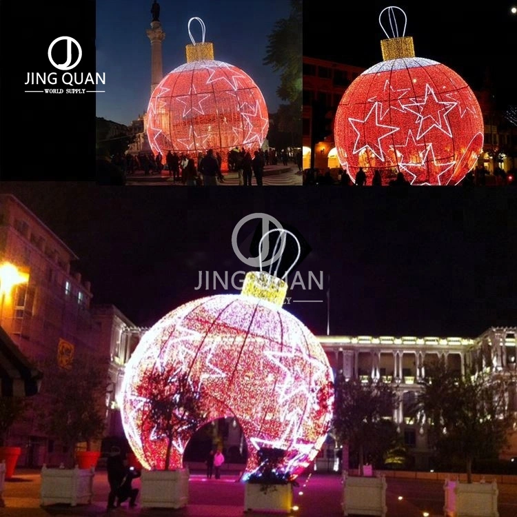 Nuevo LED las bolas de cuerda del arco de la luz de Motif de iluminación de las luces de la cadena de vacaciones de Navidad para adorno de color personalizable y vacaciones