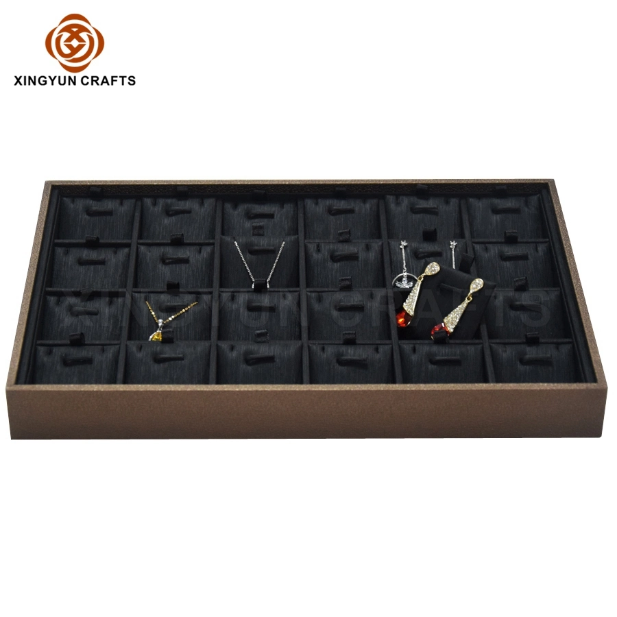 Custom Wooden Gift Jewelry Box Display Wholesale/Supplier High quality/High cost performance  Earring Pendatn Jewelry Stand Display