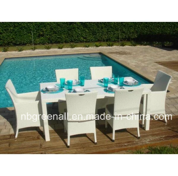 Outdoor Patio Hotel Project Poly Rattan Wicker Table Chair Setting Garden Furniture