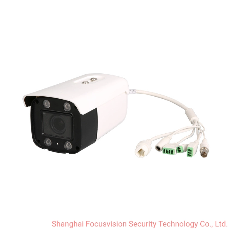 4MP Waterproof HD Human Detection Colorvu Poe IP Surveillance Bullet CCTV Security Video Camera