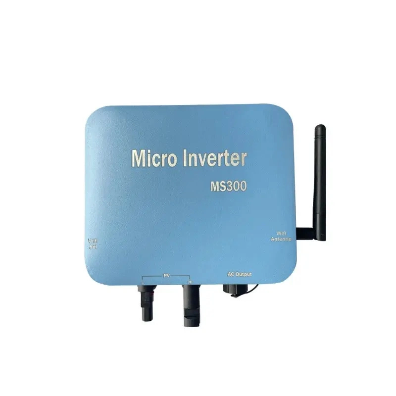 Panelroof 300W Micro Solar Inverter IP65 Pure Sine Wave for Solar Grid Tie System DC to AC Microinverter 5g WiFi