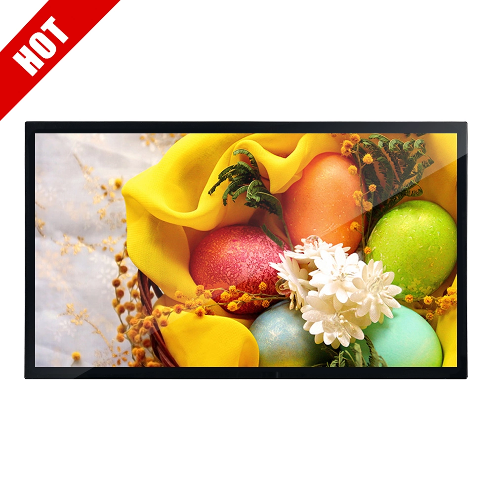 Aiyos Hot Sale 43 Inch Wall Mount LCD Interactive Touch Screen Smart Board TV Android 8.1 Advertising Player