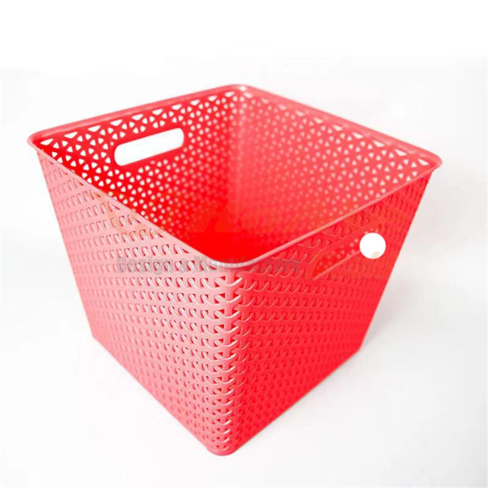 Taizhou Different Design Plastic Injection Rattan Laundry Basket Mold Clothes Storage Basket Mold