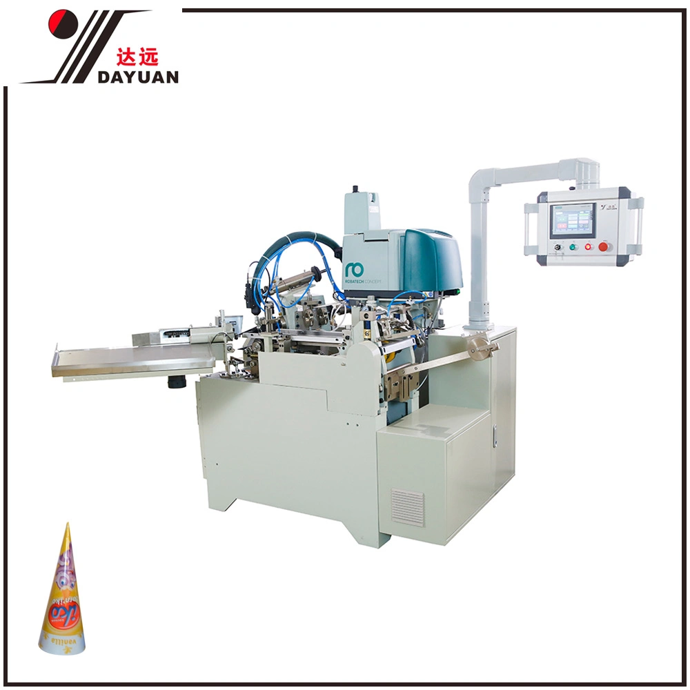 Big Capacity Table Top Ice Cream Paper Cone Sleeve Forming Machine