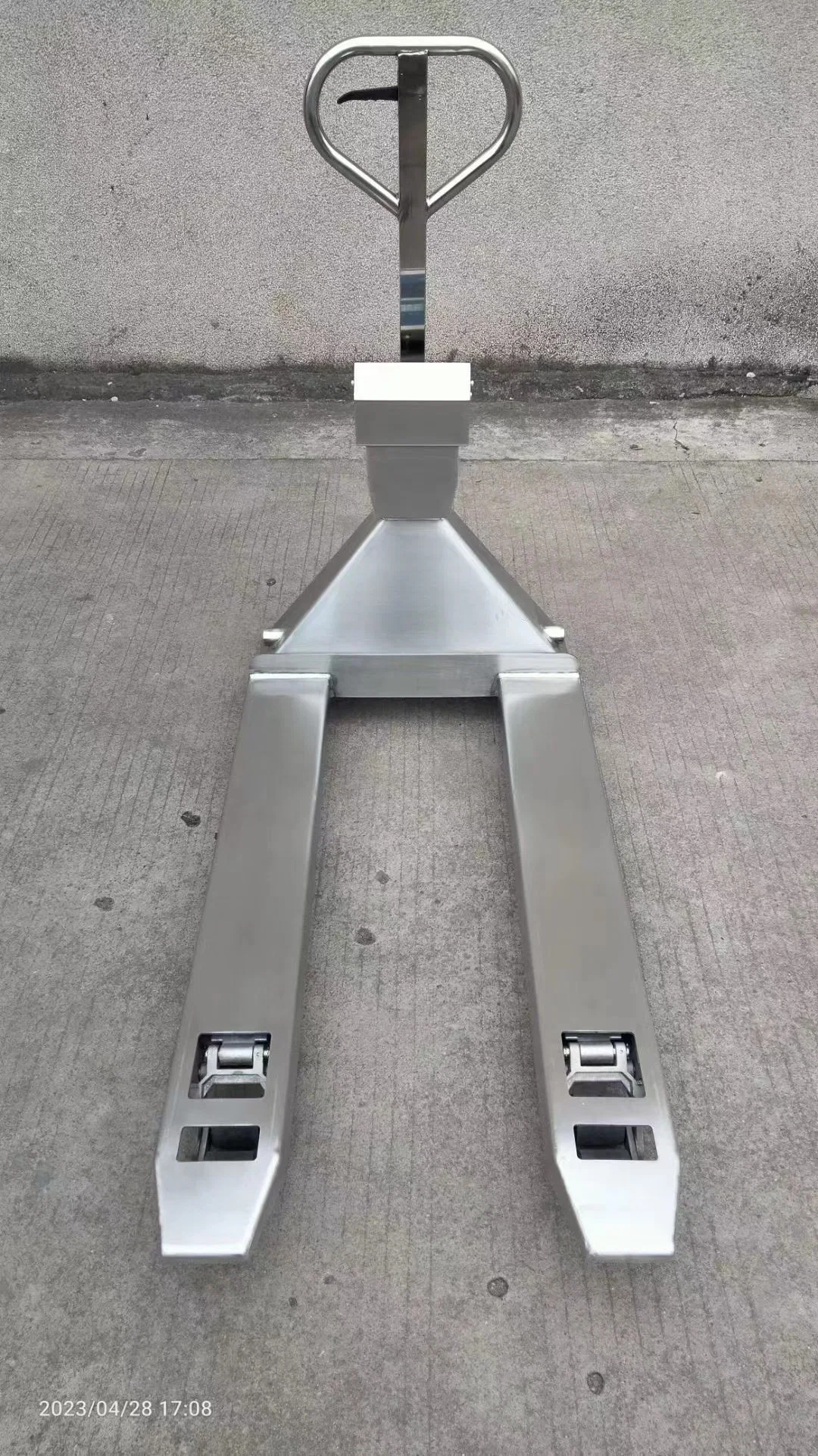 Hochwertige Kundengebundene Edelstahl Hand Pallet Truck Edelstahl Palettenheber