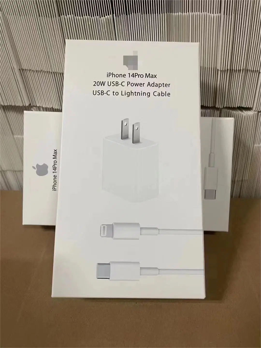 الشحن بالجملة الأصلية USB C Charger PD الشحن السريع الحائط الطاقة محول مع كابل إضاءة لـ iPhone 13 14 PRO Max